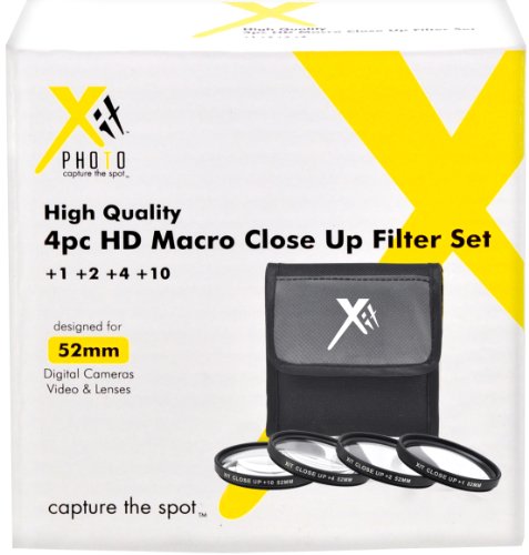 Xit XT52CU52 4-Piece Camera Lens Effects Filters