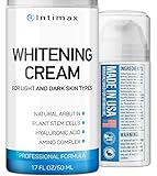 Whitening Cream for Intimate Areas - Gentle Bleaching Lightening Cream - Effective for Lightening & Brightening Sensitive & Private Areas - Hyaluronic Acid, Arbutin, Niacinamide & Vitamin E, A