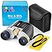 Kids Binoculars for Bird Watching – Spy Gear for Kids – Compact, Shockproof – 8X22 Binoculars for Kids, Waterproof – Best Toys for Boys, Adults – Holiday Toy List 2022 with High Resolution (Black)