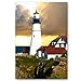 LIGHTHOUSES postcard set of 20 postcards. U.S. lighthouse theme post card variety pack. Made in USA.