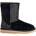 UGG Big Kids Classic Short Serein Boot Black Size 6 M US Big Kid