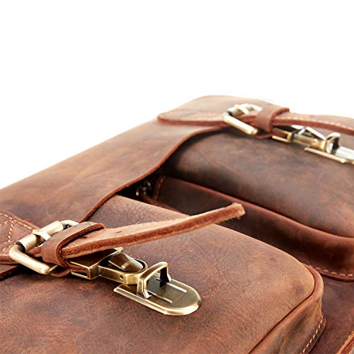 6 Kattee+Leather+Vintage+Briefcase+Messenger