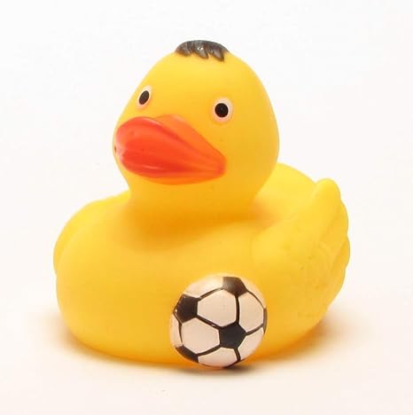 soccer rubber duck