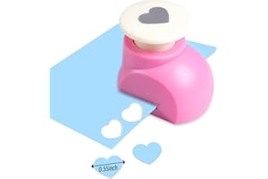 NOONIMUM Paper Punch - Hole Puncher for Crafts, Valentines Day Heart Punches for Paper Crafts, Paper Punches for Crafting, Heart Hole Punch, Heart Paper Punch