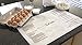 Sili Bake Silicone Pastry Mat with Measurements. Finally a Baking Mat That Actually Works. Designed in the USA. Extra Large 26” x 18”