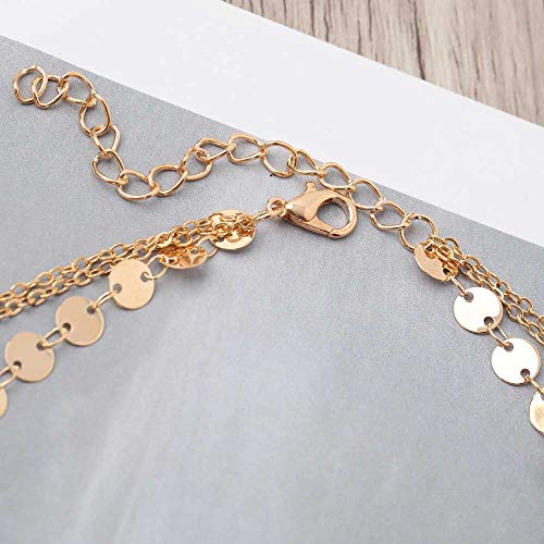 6 Jovono+Necklace+Choker+Sequin+Clavicle