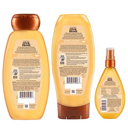 Garnier Hair Care Whole Blends Honey Treasures Repairing Hair Care with Shampoo, Conditioner, and Miracle Nectar 10-in-1… - Image 3