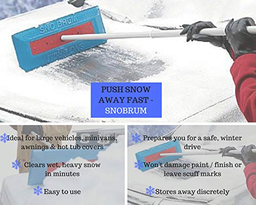 4 SnoBrum+Push+Broom+Extendable+Telescoping+Scratching