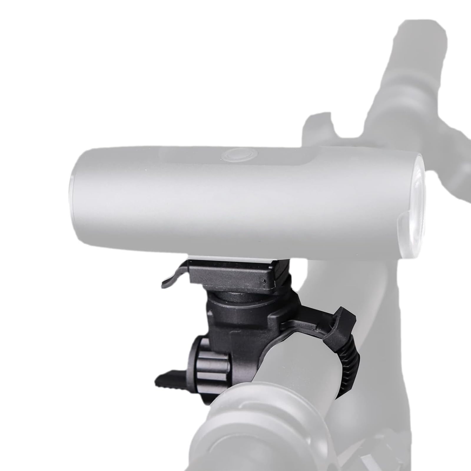 NELboNs Bike Headlight Mount Bracket Compatible with XOS S XL-400 Headlight LD09 Tailight Adapter Flex Tight Mount Out-Front Handlebar Flashlight Mount Adjustable Strap Torch Light Holder