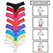 FITTOO Women's Brazilian Bikini Thong Back Ruched Bottom Cheeky T-Back Swimwear Black S
