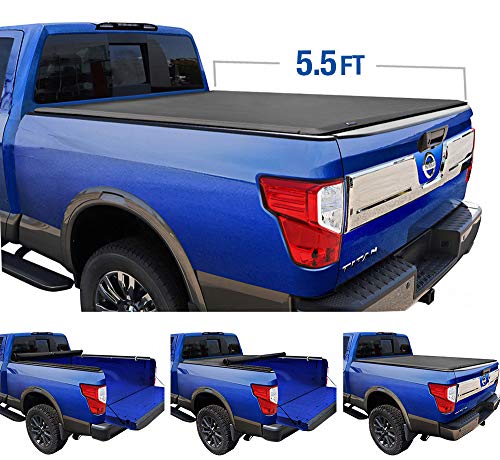 Mua Tyger Auto T1 Roll Up Truck Tonneau Cover Tg Bc1n9032 Works With 2004 2015 Nissan Titan Fleetside 5 5 Bed For Models With Or Without The Utili Track System Tren Amazon Má»¹ Chinh
