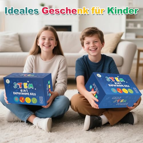 Experiments for Children from 8 9 10 11 12 13 14, Electronic Building Kit, Experiment Box, Electric Construction Kit for Children, Wooden Construction Kit, Children's Toy Gifts from 8 9 10 11 12 13 14 Years Boys