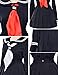 Classic Japanese School Girls Sailor Dress Shirts Uniform Anime Cosplay Costumes with Socks Set(Black)(XS = Asia S)(SSF08BK)