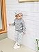 Gavol Toddler Baby Boy Outfits Long Sleeve Hoodie Sweatshirt Stripe Pant Set Clothes Set For Fall Winter
