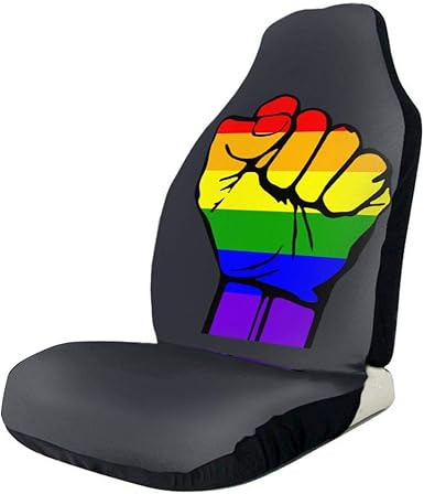 rainbow seat covers