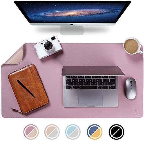Knodel DualSided Desk Mat, New Design Desk Pad, Upgrade Sewing PU
