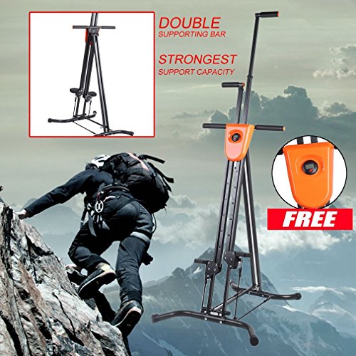 Belovedkai Vertical Climber, Stair Climber Climbing Exercise Machine With Digital Display (Black Model 2) - Thumbnail 2
