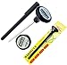 Instant Read MEAT Thermometer - Best Quick Read Digital Cooking Thermometer for All Food, Meat, Turkey, Grill, BBQ, Smoker, Kitchen and Candy - LCD Screen, Long Probe