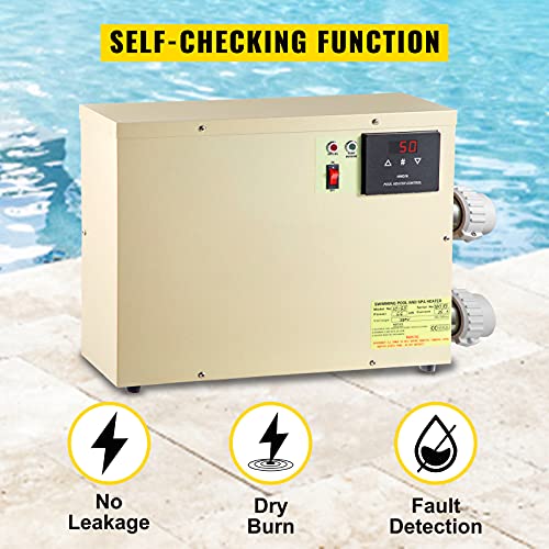 VEVOR Electric Pool Heater 11KW 240V Swimming Pool Electric Heater