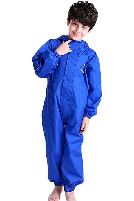 Amazon.com: Kids Hooded Rainsuit 