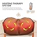 hueplus HPM-100 Shiatsu Neck & Shoulder Massager with Heat - 3D Tension Technology Pain Relief Treatment Best for Muscle Knots and Sore Muscles at Home Office Deep Kneading Soothing Therapy Portable