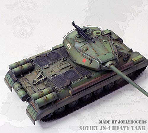 XHH Panzer-Militär-Panzer-Puzzle-Modellbausätze, sowjetisches schweres Panzer-Puzzle-Modell is-4 im Maßstab 1:35… – Bild 3