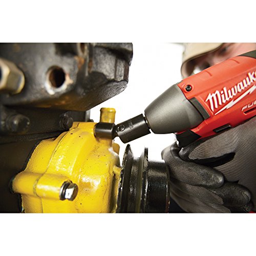 Klutch Universal Joint Impact Socket Set 8Pc, 1/2In. Drive, Metric