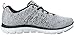 Skechers Sport Women's Flex Appeal 2.0 Fashion Sneaker, White/Black Knit, 9 M US