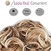 Messy Curly Combs Hair Bun Extensions Easy Stretch Hair Dish Chignon Clip in Updo Hairpiece Ponytail Scrunchy Accessory for Women 95g Light Auburn Mix Bleach Blondethumb 4
