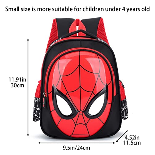 LYQXZH Toddler School Backpack 3D Comic Elementary Student Schoolbag Waterproof Lightweight Kids Bookbags for Boys Girls