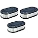 KlirAir 3PCS 798452 (593260) Air Filters Cartridge for Briggs & Stratton 550E 550EX Series 798452,4247,5432,5432K，593260 Engine Lawnboy Lawnmower