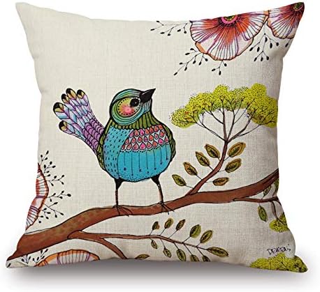 My Massage Pillow- Pressure Activated Massage, Vibrating Massage Pillow, Helps Relieve Back Pain and Foot Pain, Great for Circulation! (Bird On a Branch)