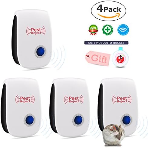 Ultrasonic Pest Repeller Pest Control Ultrasonic Repellent Spider Repellent Indoor Ant Traps Indoor Bug Repellent Plug in Indoor ultrasonic insect killer Mice Repellent