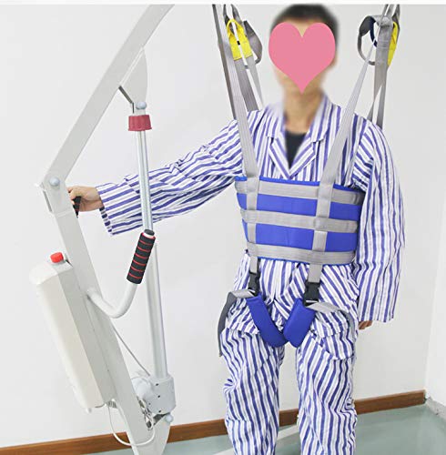 Full Body Patient Lift Slings Drive Medical Thigh Hip Waist Lumbar Back Supports Standing Aids Leg Trainers Exercise with Padded Chest Buffer Large Load Capacity 506 Lbs AnyBack