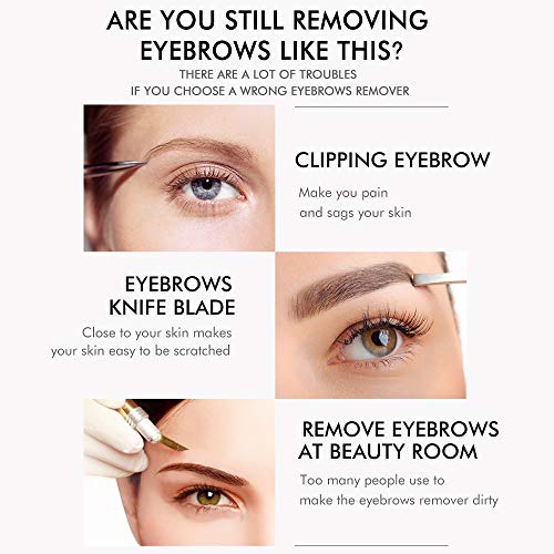 Eyebrow Trimmer, Rechargeable Eyebrow Razor, PainlessPrecision Eyebrow