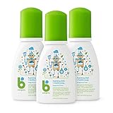 Babyganics Foaming Dish & Bottle Soap for Travel, Fragrance Free, 3.38oz, 3 Pack, Packaging May Vary