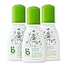 Babyganics Foaming Dish & Bottle Soap for Travel, Fragrance Free, 3.38oz, 3 Pack, Packaging May Vary primary