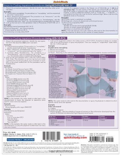 Medical Coding: Icd-10-Pcs (Quick Study Academic)