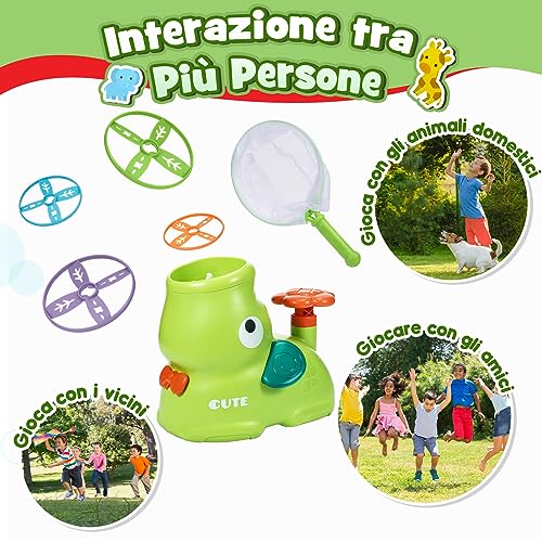 Adeokay Outdoor Games for Children Toy from 3-10 Years Boys Girls, Propeller Toy Children Gifts Boys 3-8 Years Toy from 2-6 Years Rocket Toy for Children's Toys from 2-6 Years