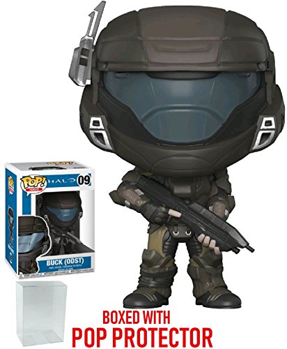 Funko Pop! Games: Halo - Orbital Drop Shock Troopers Buck (ODST) Vinyl Figure (Bundled with Pop Box Protector Case)