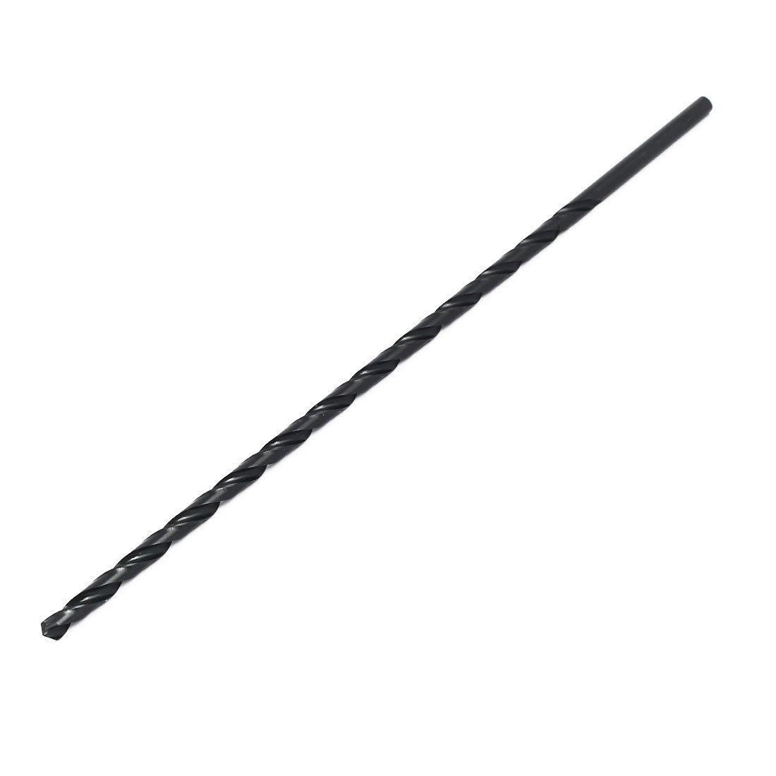 Sourcingmap 5.5mm Drilling Dia 250mm Length HSS Straight Round Shank Twist Drill Bit Black
