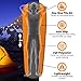 Rugged Camp Self Inflating Sleeping Pad - Sleep Comfortably in The Outdoors - Camping Gear and Accessories for Hiking, Backpacking, Travel - Lightweight and Compact Camping Mat (Orange)