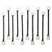 EvZ 10PCS LED 5050 RGBW Strip Light Connector 5 Pin Conductor 12 mm Wide Strip Jumper