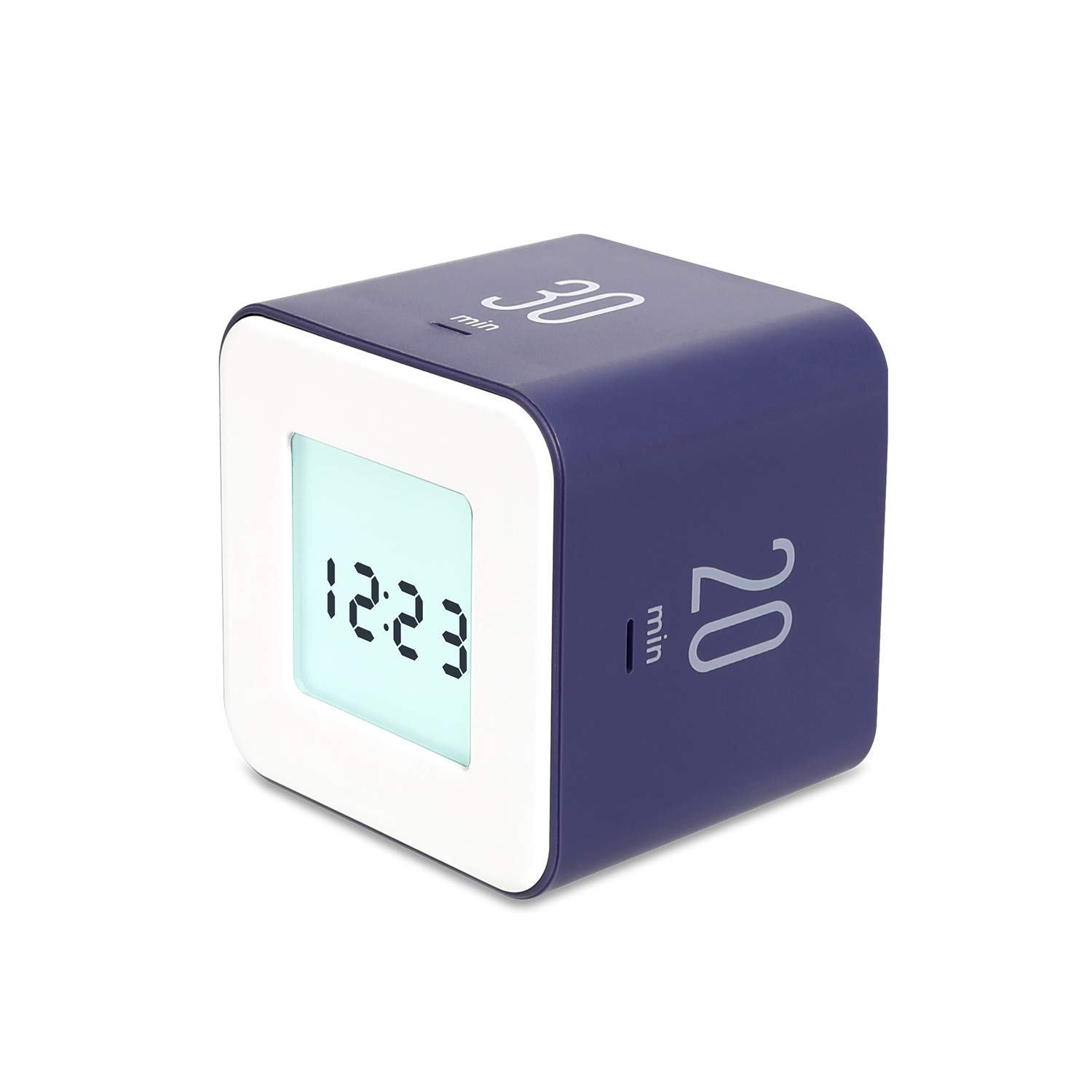 Mooas Multi Cube Rotating Timer, Simple Operation, Clock (Violet)