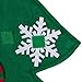 Felt Christmas Tree for Kids- Glitter Edition. 3Ft, Wall or Door Hanging, 30 Detachable Christmas Ornaments.