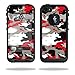MightySkins Skin Compatible with Lifeproof iPhone 5s case - Red Camo | Protective, Durable, and Unique Vinyl Decal wrap Cover | Easy to Apply, Remove, and Change Styles | Made in The USA