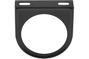 Ejoyous Gauge Holder Bracket, 52mm 2 Inch Universal Single Hole Meter Gauge Pillar Mount Pod Holder Bracket, Gauge Pod Holder