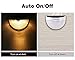 Solar Lights [4PCS], MoKo Outdoor Waterproof Solar Powered Security Lamp, Wall-mounted 6 LED Decorative Step Lights with Auto Sensor for Pathway, Driveway, Patio, Deck, Yard, Garden - WHITE