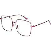 Dollger Blue Light Blocking Glasses women Anti Glare UV Filter Computer Gaming Glasses Retro matal square Eyeglasses Frame