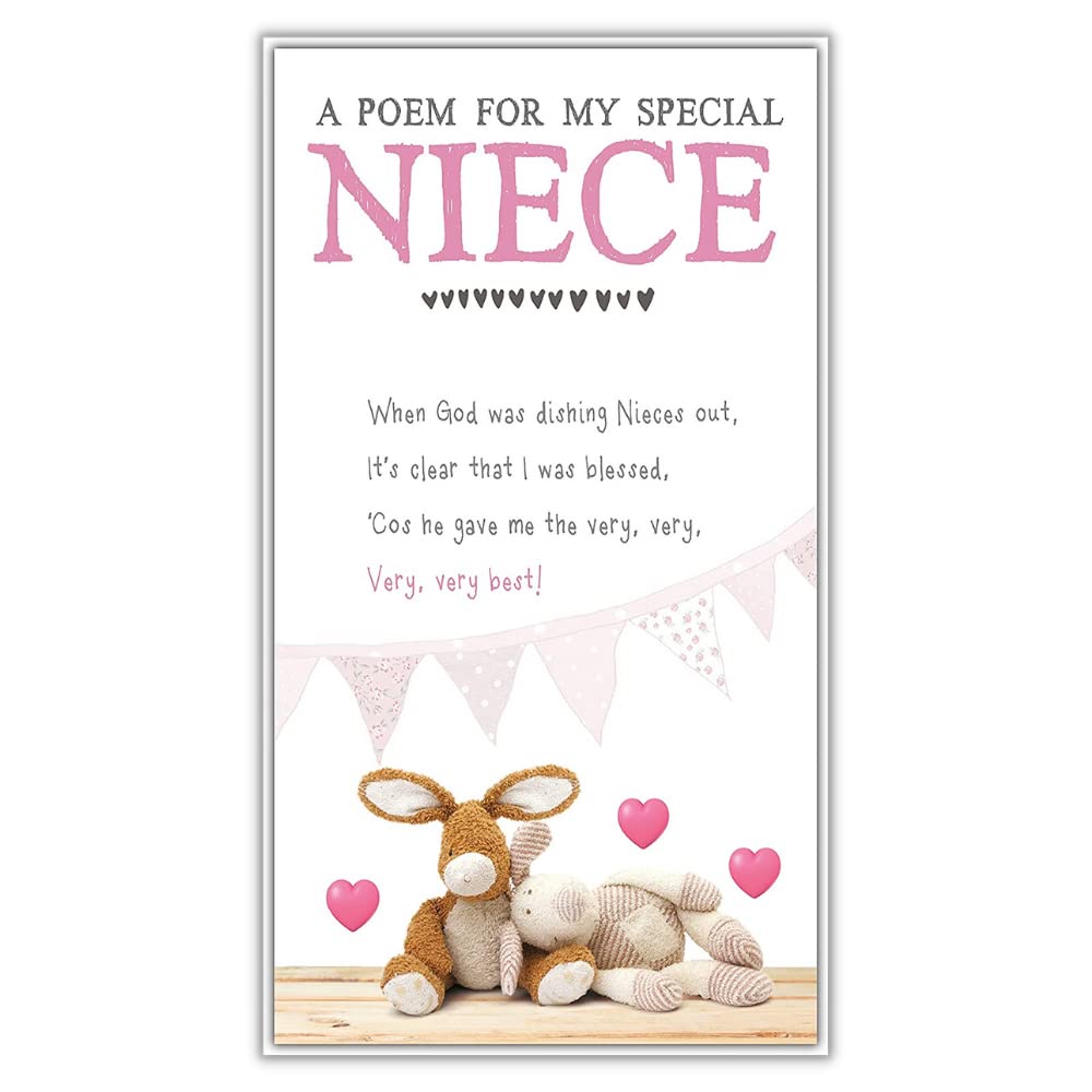 Blessed Greetings Cards Niece Birthday, Sweet Birthday Card, Two Bears Niece